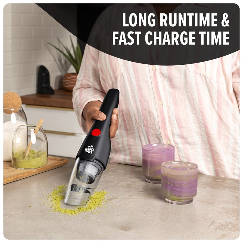 Dirt Devil Grab and Go+ 8V Cordless Handheld Vacuum Cleaner,