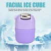 Ice Face Roller Tray Reusable Multifunctional Facial Massage Silicone Metal