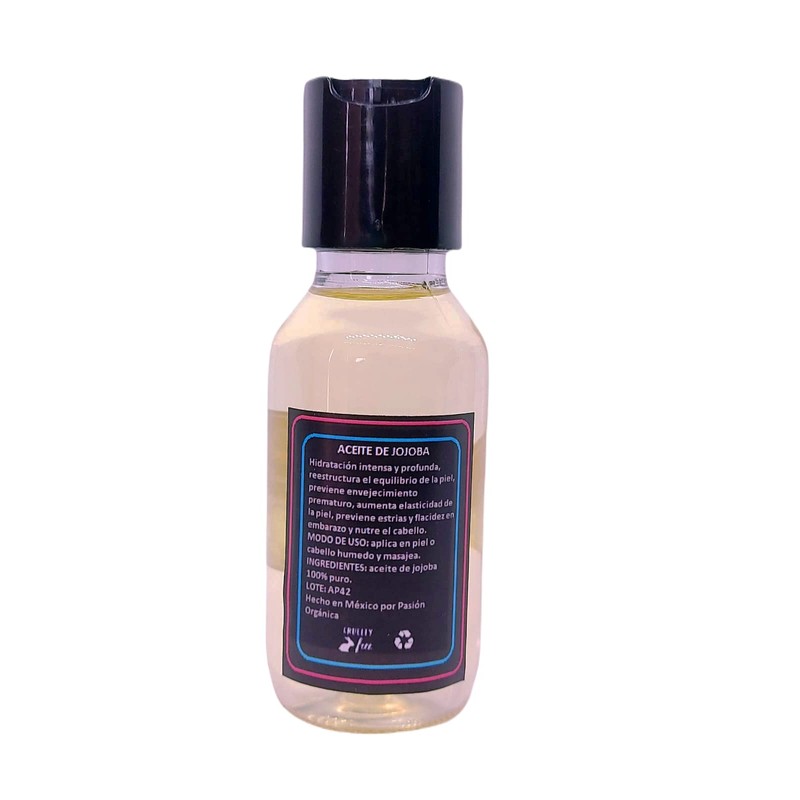 Pasión Orgánica - Aceite de Jojoba Orgánico 100% Puro Estrias