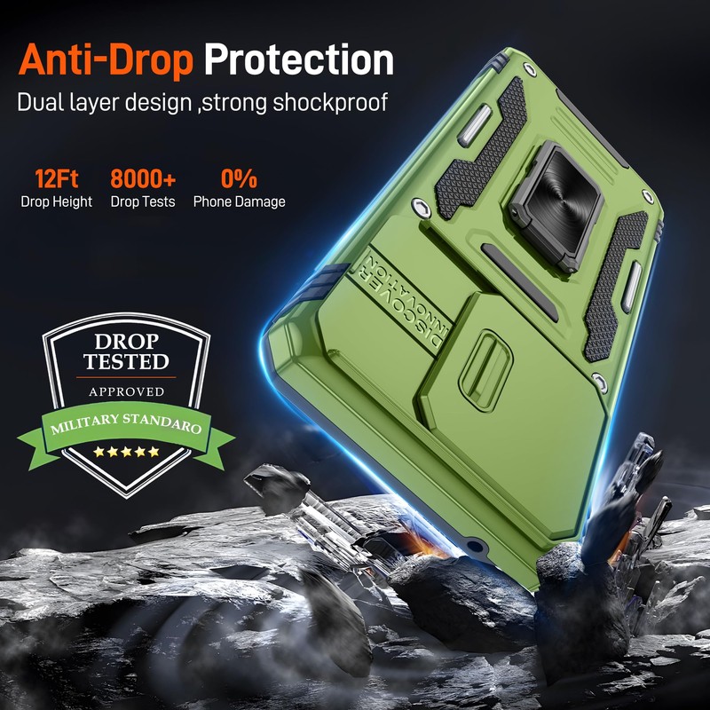 Gritup for Moto G Stylus 5G 2025 Case with Slide