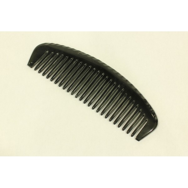 Wide Tooth Comb Handmade Large Buffalo Horn Comb - HC001