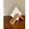 Servilletero Minimalista En Madera Preciosa Recuperada