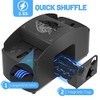 Ni-SHEN Fully Automatic Card Shuffler 1-4 Deck,USB/Battery Operated Electric Shuffler,