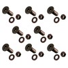 8 Cat/Bobcat Style Cutting Edge Bolts, Nuts, & Washers- 5/8