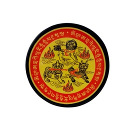 Feng Shui 3 Celestial Guardian Plaque W Mxsabrina Red String Bracelet AA156