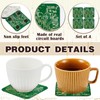 Circuit Board Coasters PCB Coasters Immersion Gold Circuit Board Coasters