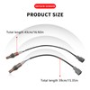 KASturrboo 2PCS O2 Oxygen Sensor O2 Sensor Upstream and Downstream