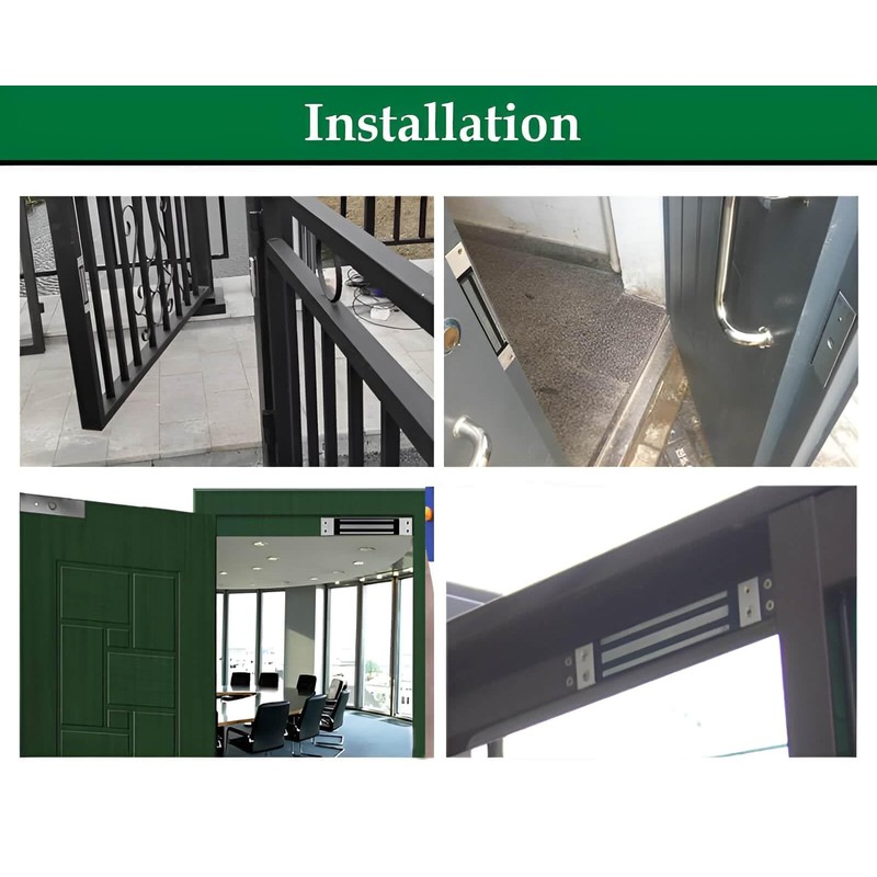 Recessed Magnetic Lock for Access Control, 180KG 350lbs Holding Force