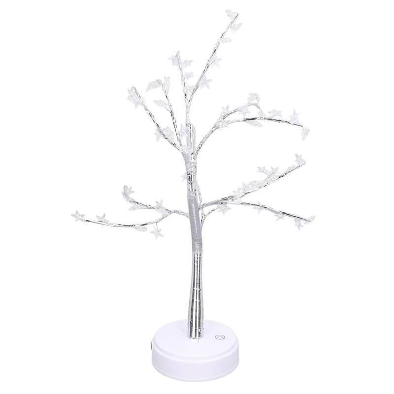 Tabletop Bonsai Tree Lamp Adjustable Safe Touch Switch Night Light