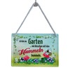Geschenkeparadies 24 Garden Gardener Metal Sign Hanging Sign 16 x