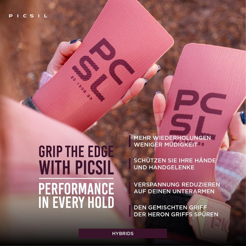PICSIL Heron Gloves with and without Magnesium, Full Hand Protection,
