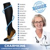CHARMKING Compression Socks for Women & Men Circulation (3 Pairs)