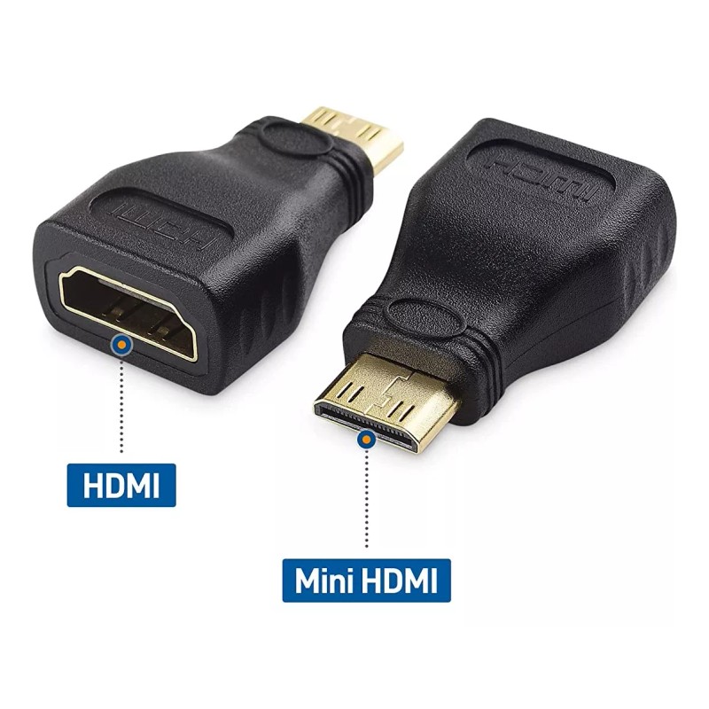 Lecute Shop Adaptador Mini Hdmi Macho A Hdmi Hembra Pc