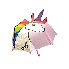 Children's Unicorn Luna Umbrella, Pink - Unusual Umbrella, Pink, Children's luggage