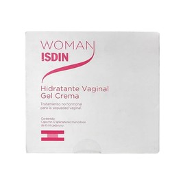 ISDIN WOMAN Hidratante Vaginal, Hidratación inmediata y prolongada de la zona vaginal, 12 Monodosis (6ml cada uno)