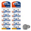PKCELL LR927 Batteries 20-Pack SR927SW 395 399 Watch Battery AG7