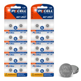 PKCELL LR927 Batteries 20-Pack SR927SW 395 399 Watch Battery AG7 Button Cell Batteries