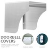 Operitacx Doorbell Cover Weatherproof Stainless Steel Door Access Protective Cover