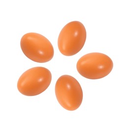 Set of 5 Wooden Fake Eggs Help Laying Hen Agricultural Tool Poultry Mannequin Nest Eggs