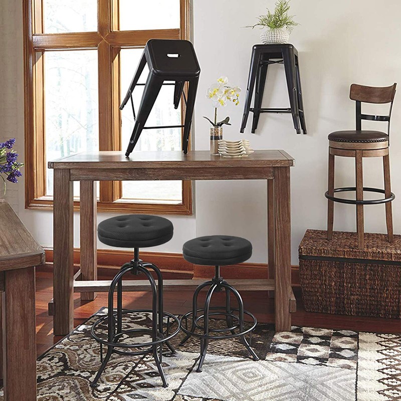 baibu Set of 2 Bar Stool Cushions, Super Breathable Round