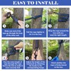 Single Double Camping Hammock with Tree Straps, 660lbs Portable Nylon