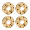 4PCS RC Wheel Hex Hub Adapter 1.9 2.2in Rustproof Widen