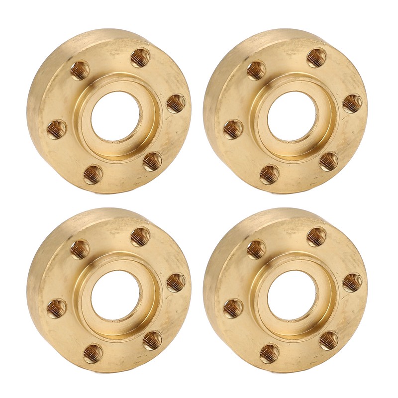 4PCS RC Wheel Hex Hub Adapter 1.9 2.2in Rustproof Widen