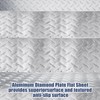 Diamond Plate Sheet Metal 4'' x 8.2 ft Aluminum Diamond