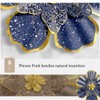 Metal Flower Ornament Wall Art Iron Flower Pendant for Home