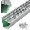 Waterlock 5" Gutter Guards Leaf Protection, Domestic Aluminum Gutter Covers