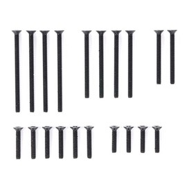 タミヤ ミニ四駆特別企画商品 ステンレス皿ビスセット ブラック (10・12・20・25・30mm) 95415