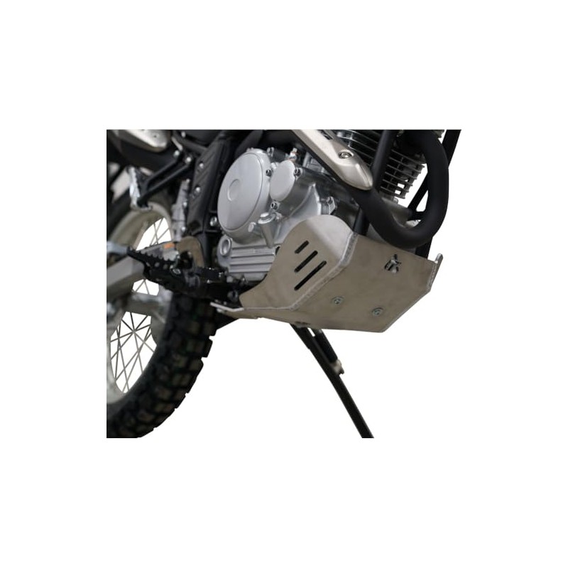 TUSK Aluminum Skid Plate Silver for Yamaha XT250 2008-2025