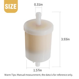 laffoonparts 2x 12581-43012 Diesel Gasoline Fuel Filter Replacement for Kubota 2581-43010 13351-43010 12581-43010 BX23 BX24 BX25 BX23D BX2660 BX2360 BX2370 BX24D BX25 BX2660D BX2670 Lawn Mower