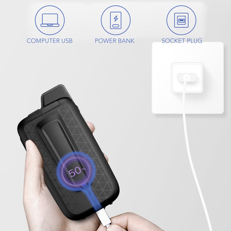 Mini Walkie Talkie Portable Clear Speech Efficient Communication Rechargeable 2