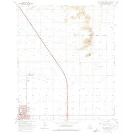 YellowMaps Casa Grande East AZ topo map, 1:24000 Scale, 7.5 X 7.5 Minute, Historical, 1965, Updated 1975, 26.9 x 22 in - Tyvek