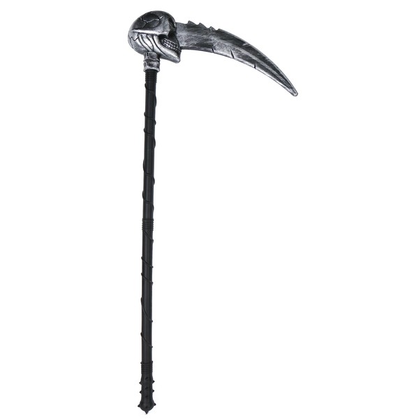 Grim Reaper Skeleton Scythe Sickle Weapon Prop Halloween Costumes Accessory