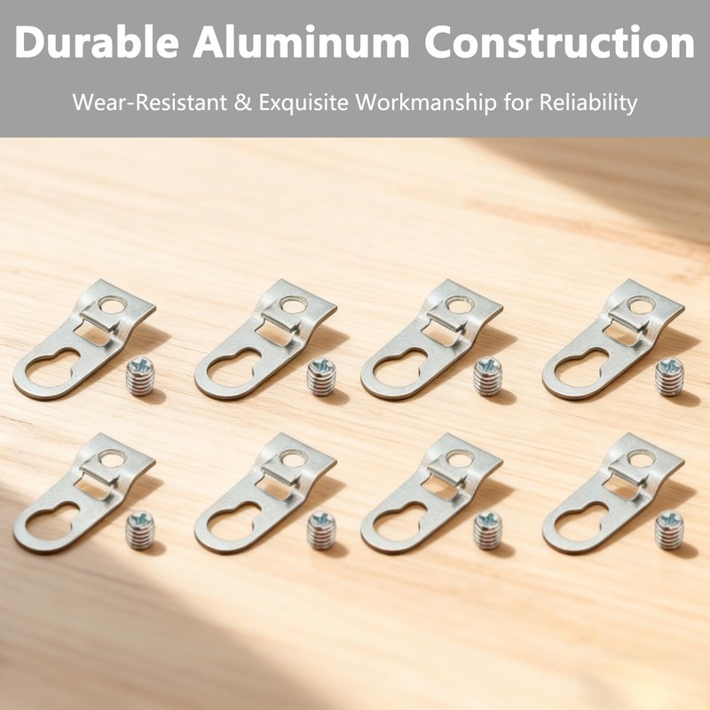 YAFIYGI 18Pcs Picture Frame Hardware D Ring Hangers Metal Hanger