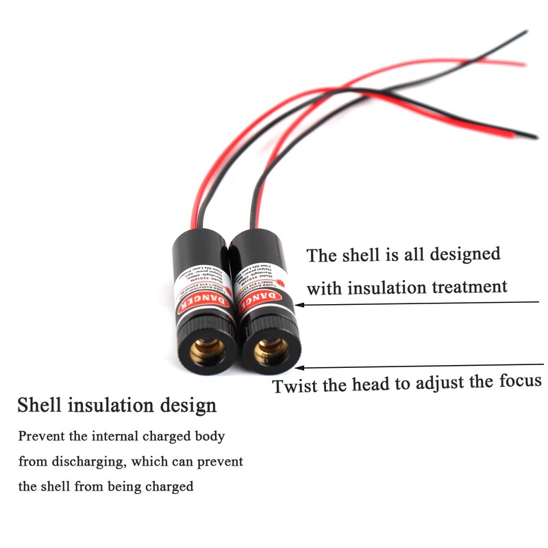 650nm red line laser module industrial laser group module adjustable