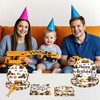 96Pcs Construction Birthday Party Supplies, Construction Plate & Napkin, Truck