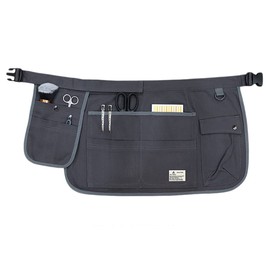 Nanxson Unisex Tool Apron Canvas Apron Garden Apron Short Storage Belt Buckle Adjustable CFG003, gray