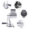 DDBESSIC Stainless Steel Kitchen Grater, Rotary Drum Slicer Cheese Grater