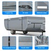 Mofeez Pop Up Camper Cover 12-14ft, 7 Layers Top Extra-Thick