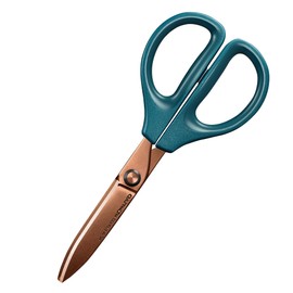 Kokuyo HSM-PTA100DB Scissors Saxa Titanium Glueless Blade Dark Blue