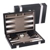 GSE Premium Leather Backgammon Board Game Set, Classic Backgammon Game