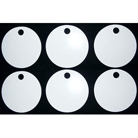Steel Shooting Targets - 6 Inch Round Hangers - NRA Action Pistol Plates - 6 pcs