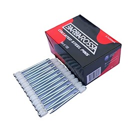 Barbarossa Concrete Nails 3.7 x 62mm Collated Steel Pins Box of 100