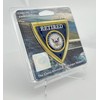 Navy Retired Shield Chrome Emblem