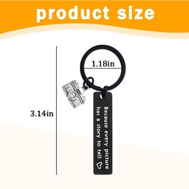 Camera Keychain Gifts for Photographer Gifts for Best Friend Christmas Birthday Gifts for Photography Lovers Gifts for Niece Daughter Camera Gifts for Women Men Inspirational Gifts for Camera Lovers