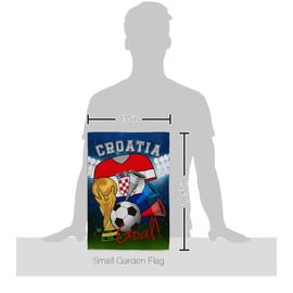 World Cup Croatia Flags Croatian Home Decor Banner Room Wall Art Patio Lawn Front Porch Outdoor Decorations Small Tapestry Yard Signs FIFA Gifts Sports Fan Trophy Soccer Game Football Made In USA