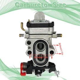 ZAMDOE 15004-2056 Lawn Mower for Kawasaki TJ27E Carburettor Replacement TJ027E TJ35E TJ035E 15004-2021 for Walbro WYA93-932 Trimmer Lawn Mower Carburetor Motorbike Carburettor